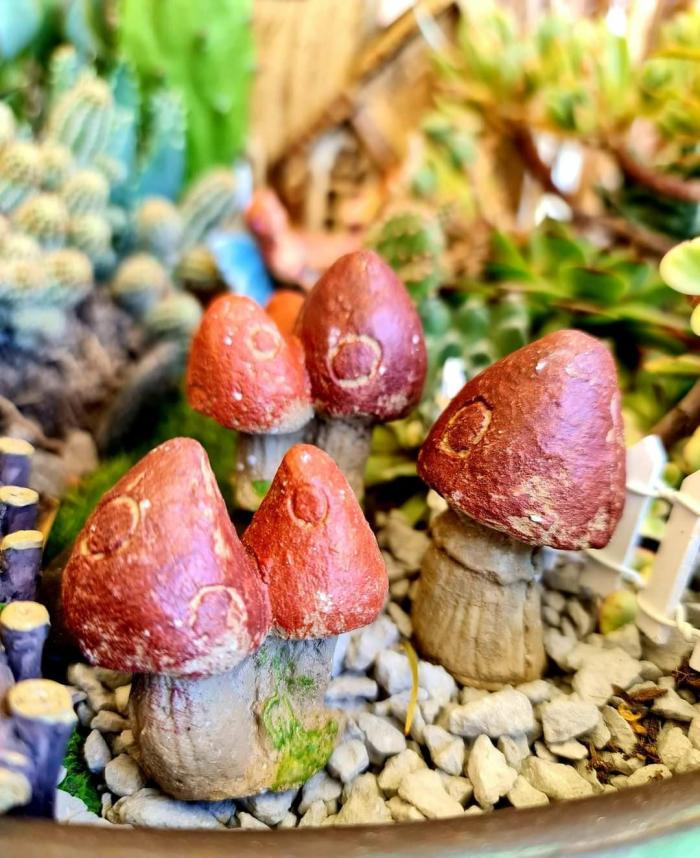 3Pc Mini Toadstool Set (Fairy Garden)  |  Fairy Garden Fairy Garden Fairy Garden