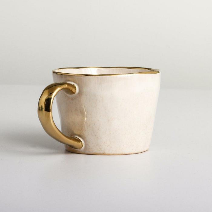 Ariel Handcrafted Mug – Off White – 350Ml  |  Mugs Kitchenware Mugs