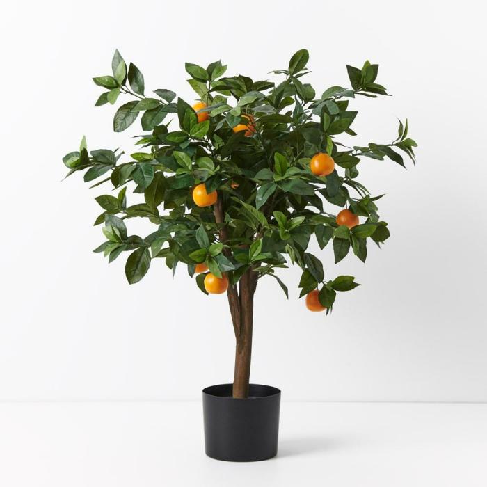 Artificial Orange Tree In Pot  |  Artificial Plants Artificial Plants Artificial Plants