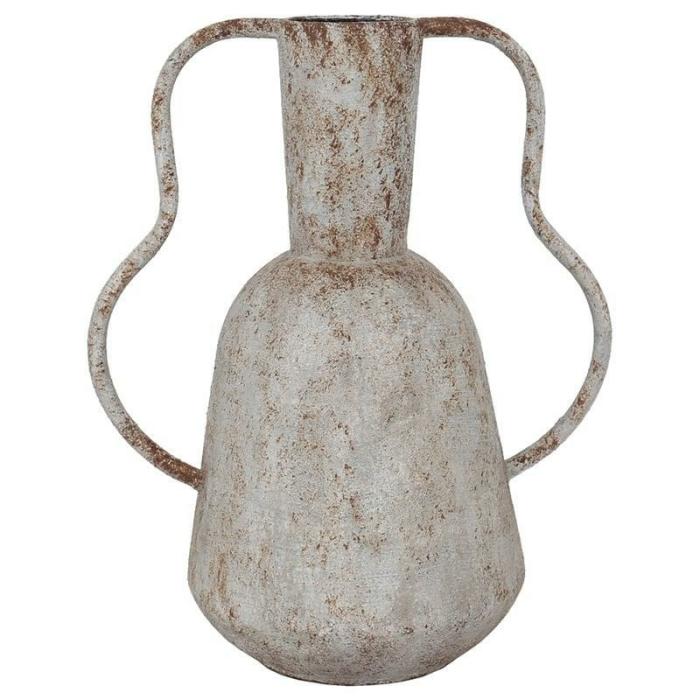 Artisan Aged Farmhouse Vase With Abstract Handles  |  Accessories Accessories Accessories