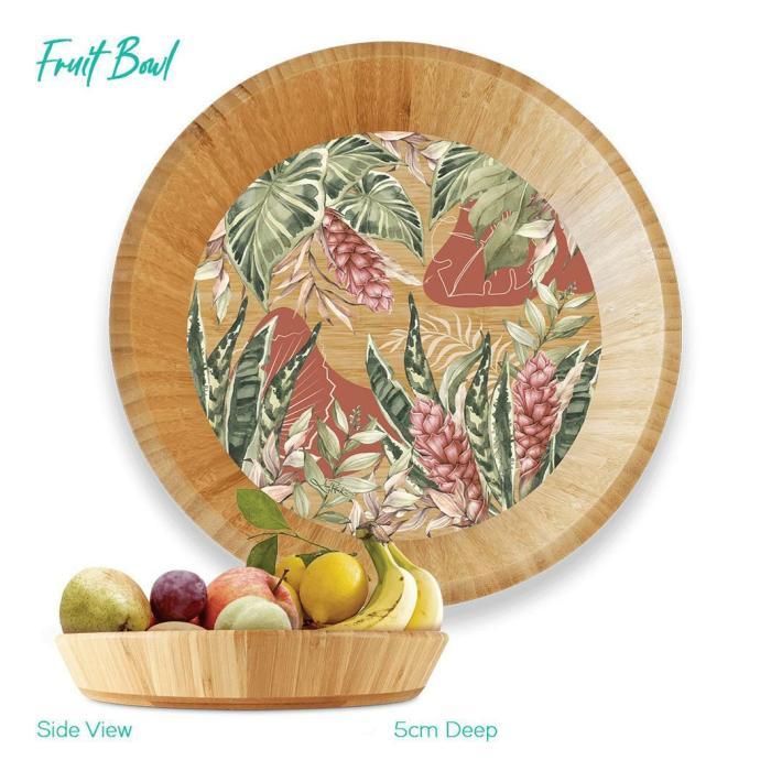 Bamboo Artisan Bowl – Sunset Ginger  |  Catering & Tableware Catering & Tableware Catering & Tableware