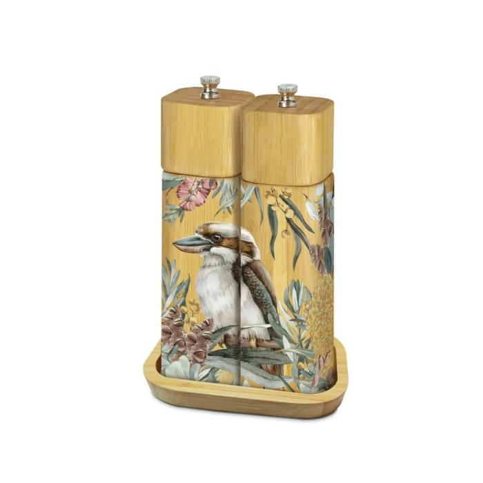 Bamboo Salt & Pepper Grinders – Kookaburra Bush Guardian  |  Catering & Tableware Catering & Tableware Catering & Tableware