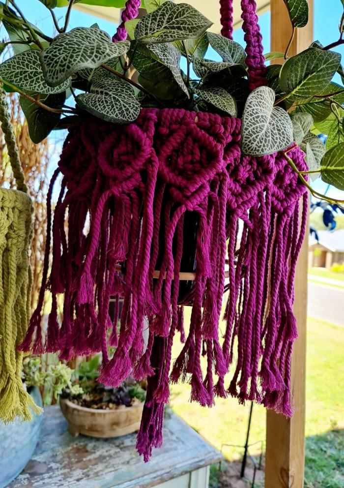 Berrylicious – Custom Made Macrame Pot Hanger  |  Planters & Vases Planters & Vases Planters & Vases