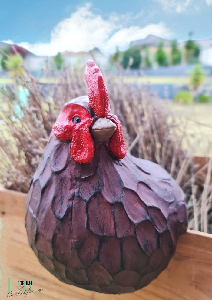 Betty The Brown Fence Hen  |  Garden Creatures Chickens Chickens