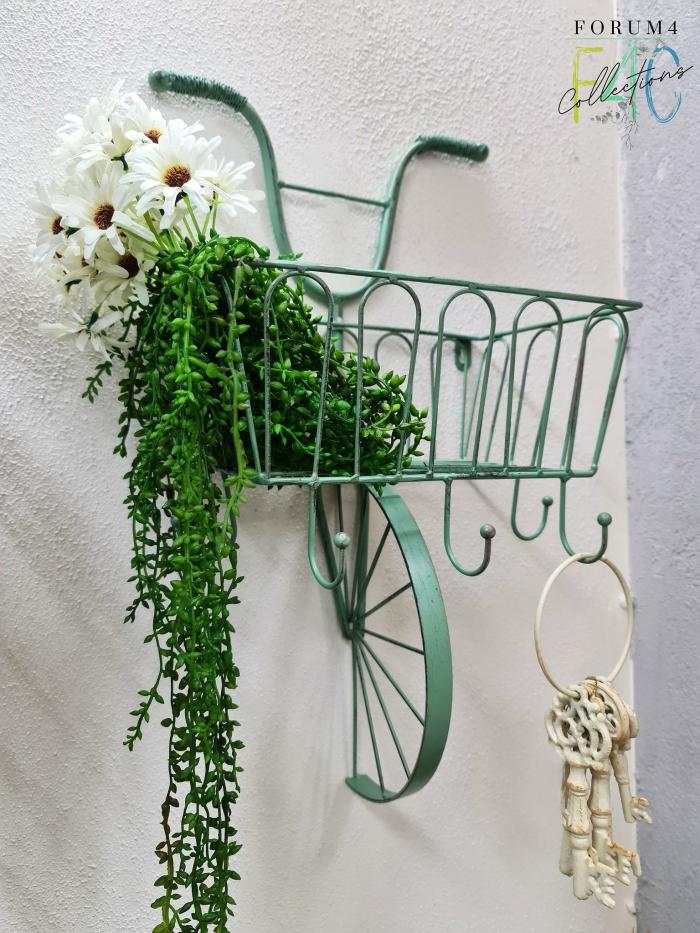 Bicycle Wall Planter With Hooks  |  Planters & Vases Planters & Vases Planters & Vases