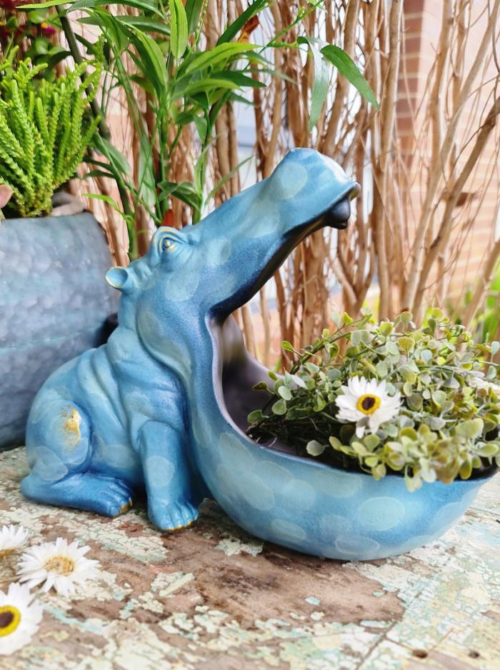 Blitzer Hippo Planter / Decor  |  Planters & Vases Planters & Vases Planters & Vases