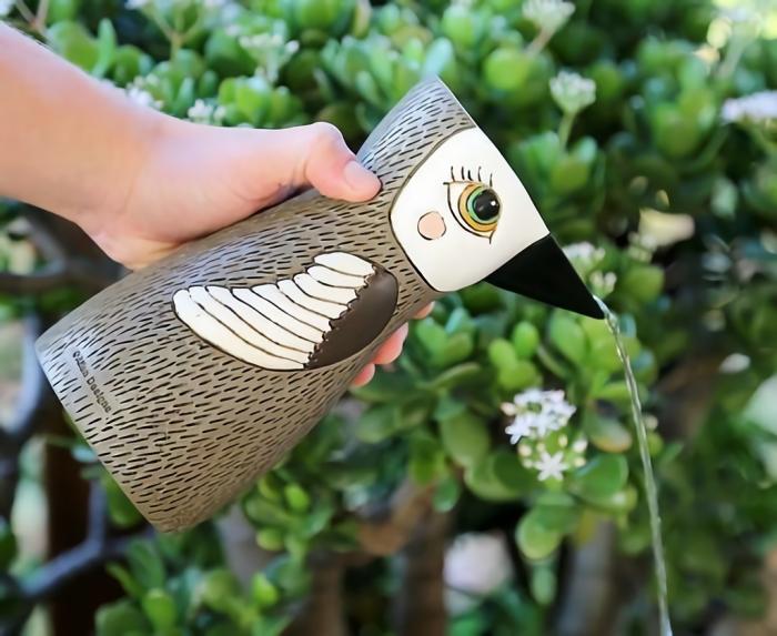 Brown Bird – Watering Can – Vase  |  Planters & Vases Planters & Vases Planters & Vases