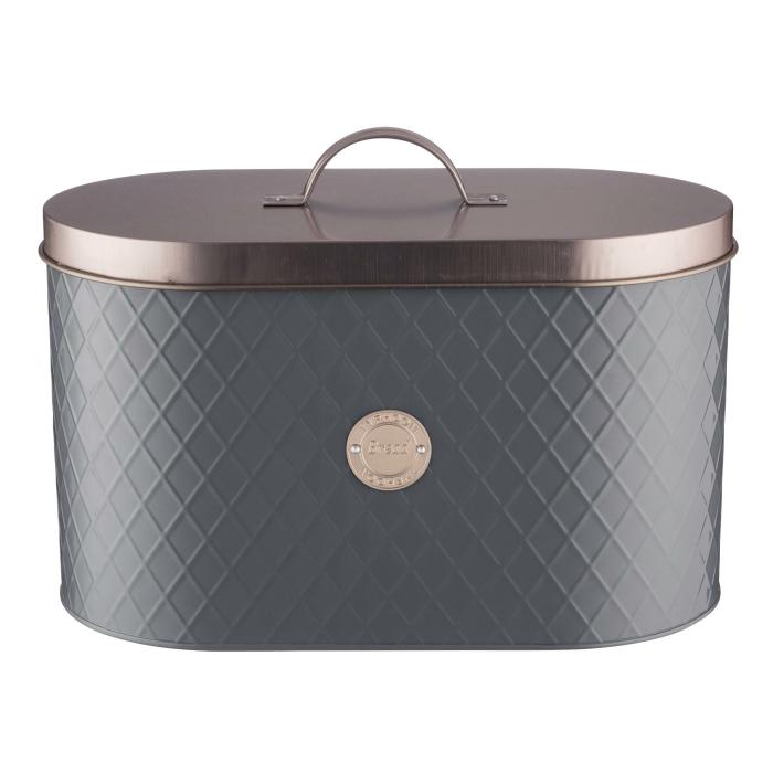 Canister – Bread Bin – Copper – Grey  |  Canisters Canisters Canisters