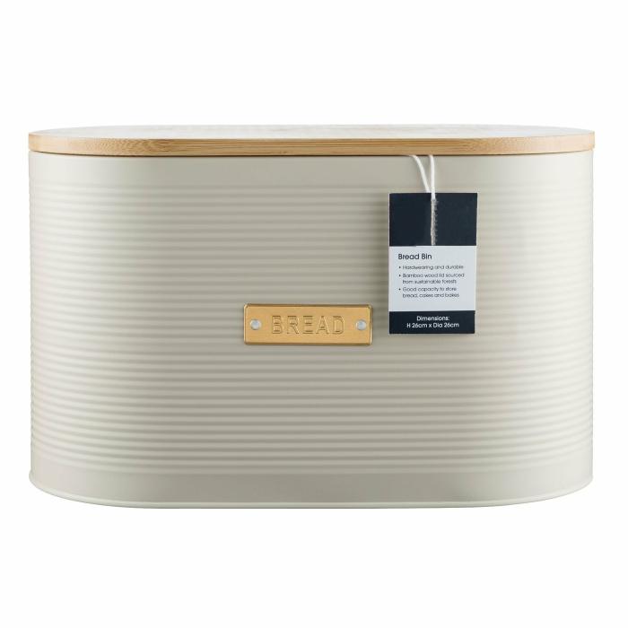 Canister – Bread Bin – Oatmeal Corrugated  |  Canisters Canisters Canisters