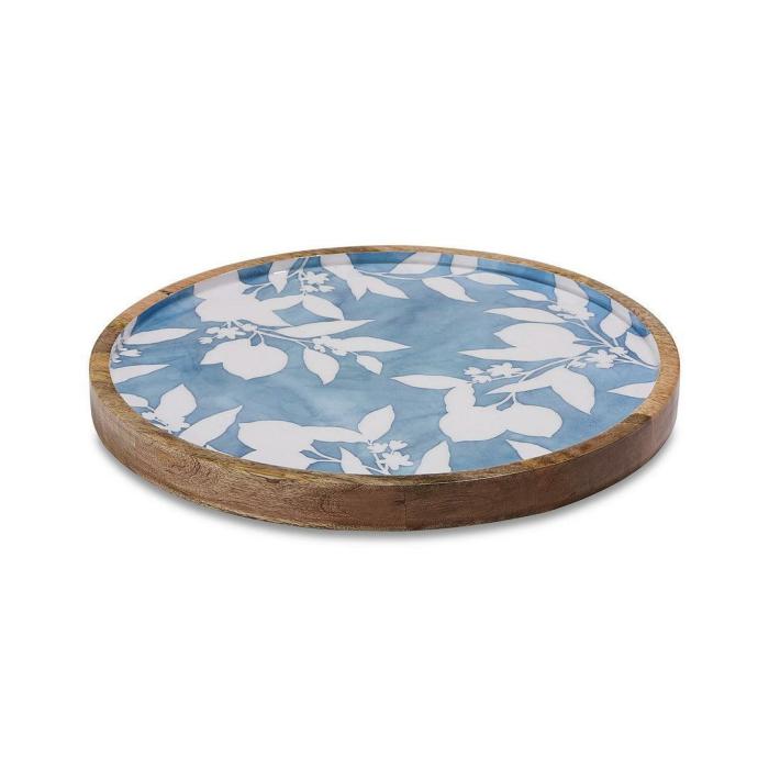 Capri Blues Mangowood Round Platter  |  Catering & Tableware Catering & Tableware Catering & Tableware