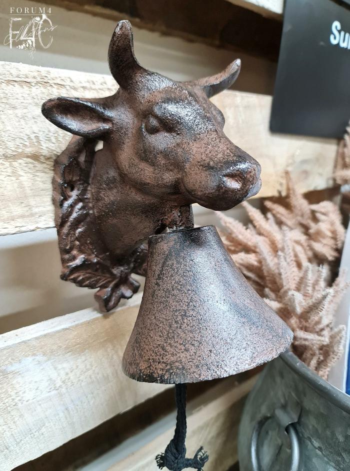 Cast Iron Cow Door Bell  |  Cast Iron Cast Iron Cast Iron