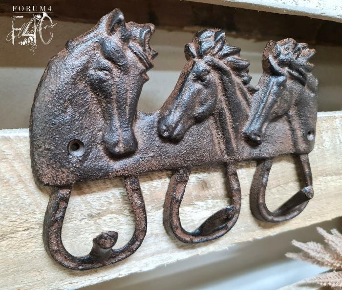 Cast Iron Horse Wall Hooks  |  Cast Iron Cast Iron Cast Iron