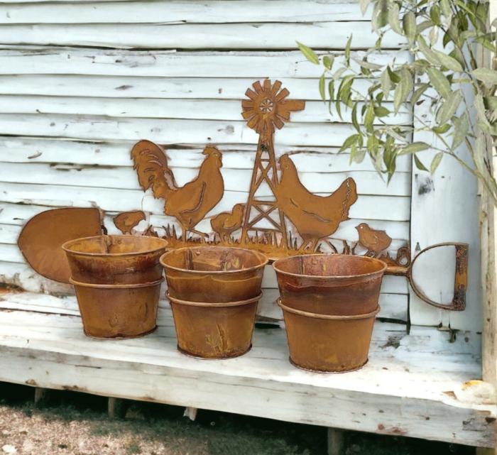 Chooks On A Farm Rusty Shovel Wall Planter  |  Planters & Vases Planters & Vases Planters & Vases