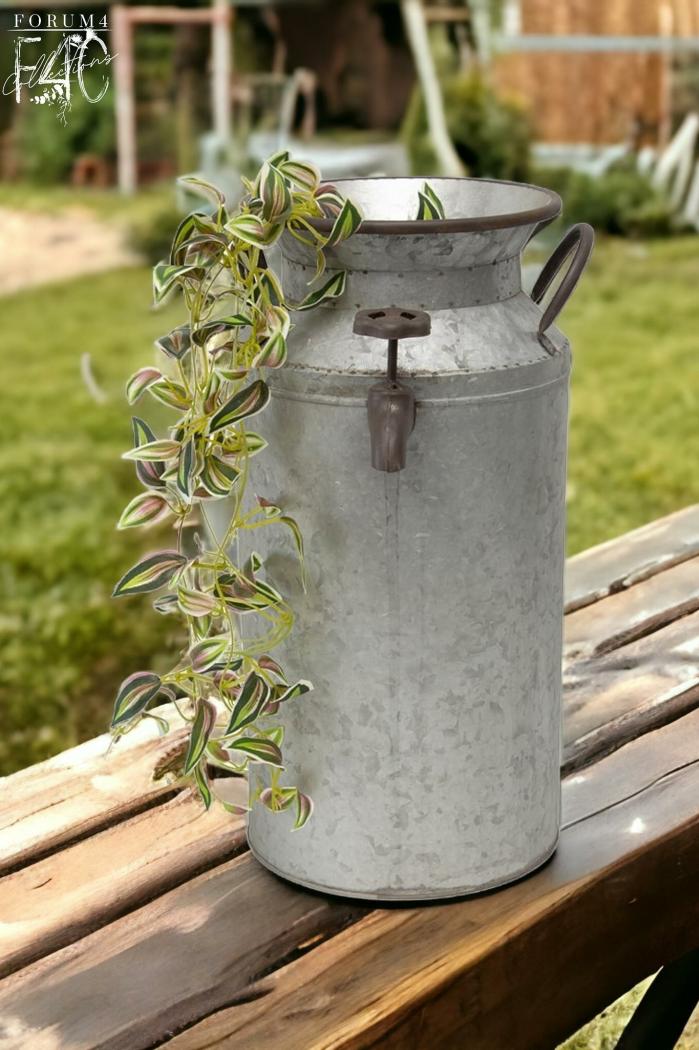 Churn W/ Decorative Tap Planter 45Cm  |  Planters & Vases Planters & Vases Planters & Vases