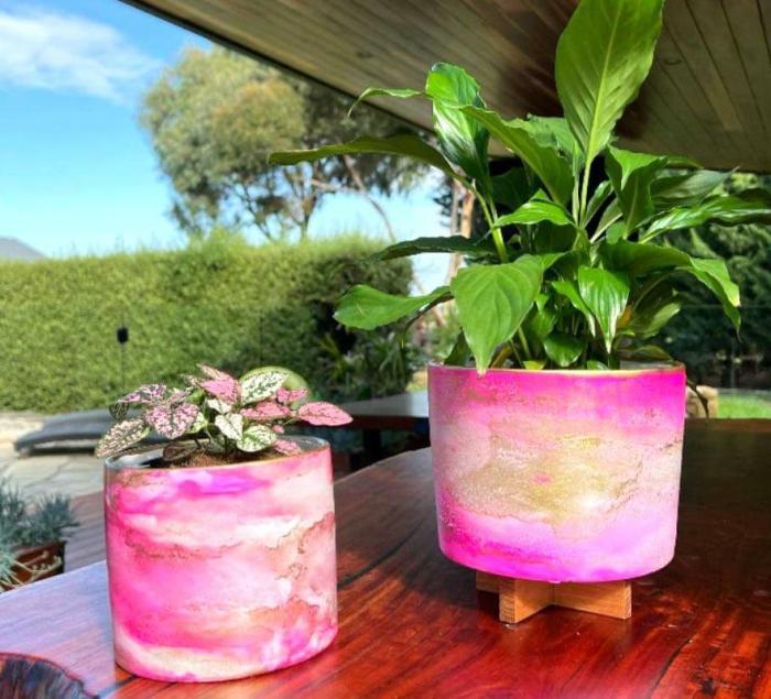 Cosmic Blush Planter – Med  |  Planters & Vases Artisan Designed Planters Artisan Designed Planters