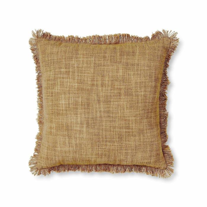 Fringed Eli Mustard Cushion 50Cm  |  Cushions Cushions Cushions