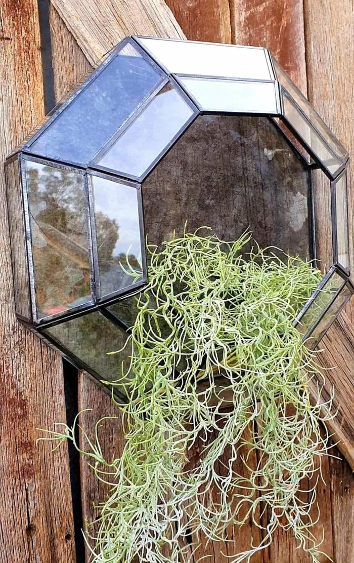 Galvanized & Glass Octagon Terrarium  |  Planters & Vases Planters & Vases Planters & Vases