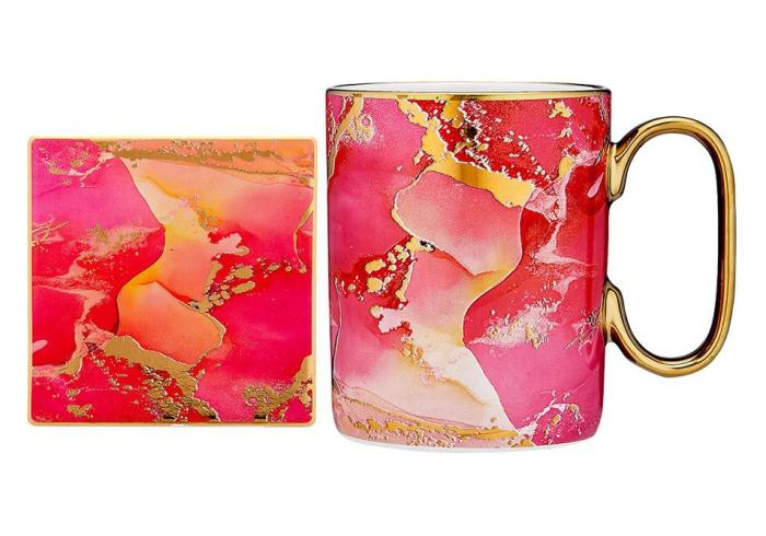 Gemstones Mug & Coaster Set – Rhodolite  |  Mugs Kitchenware Mugs