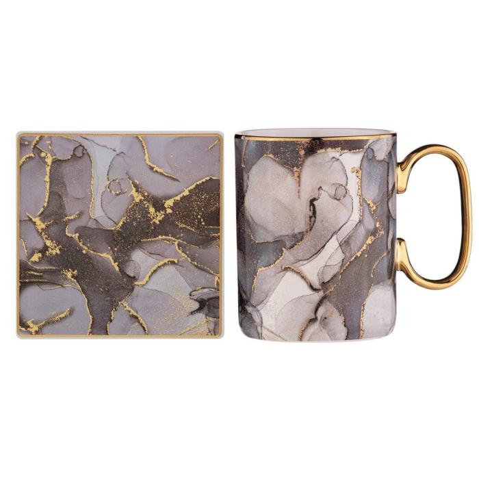 Golden Depths Mug & Coaster Set – Quartz  |  Mugs Kitchenware Mugs