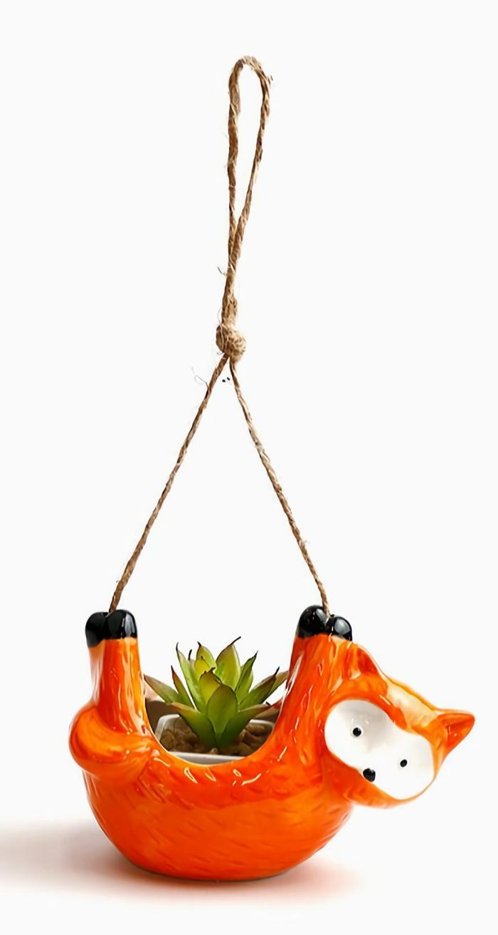 Hanging Foxy Fox Planter  |  Planters & Vases Planters & Vases Planters & Vases