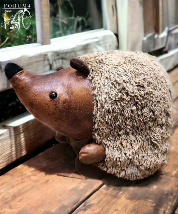 Hector The Hedgehog – Faux Leather Doorstop  |  Doorstops Doorstops Doorstops