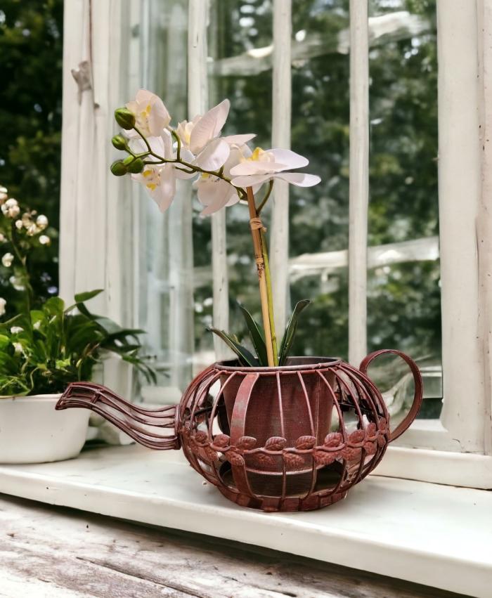 Heritage Red Teapot Pot Planter  |  Planters & Vases Planters & Vases Planters & Vases