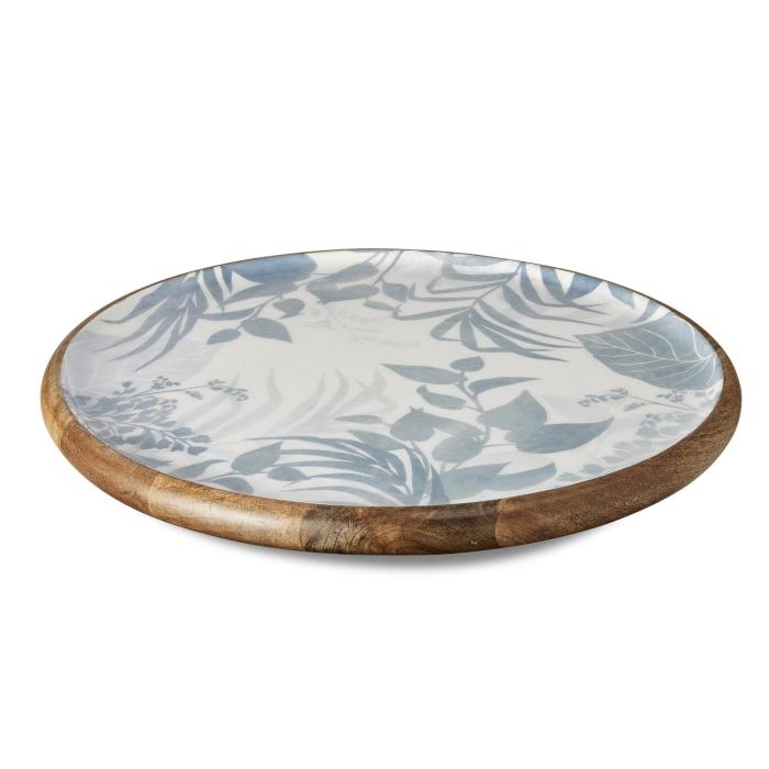 Isle Blue Mangowood Round Platter  |  Serving Platters Catering & Tableware Catering & Tableware