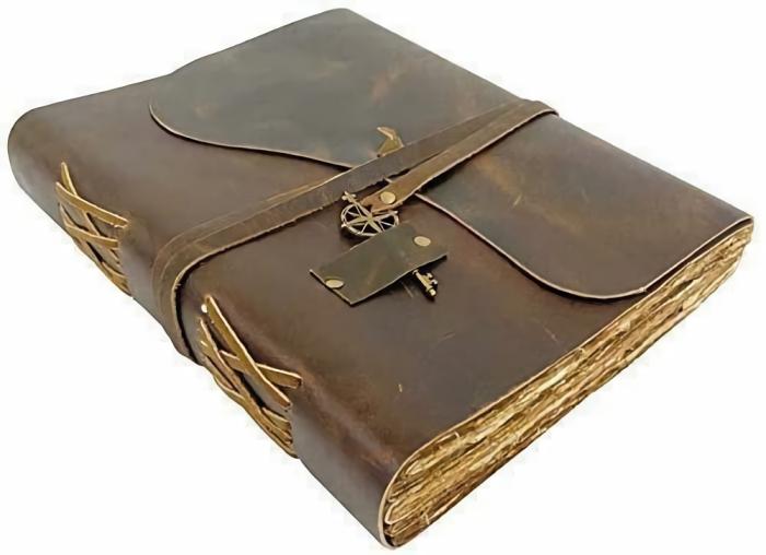 Jasper Clue Handmade Leather Journal  |  Journals Homewares Journals