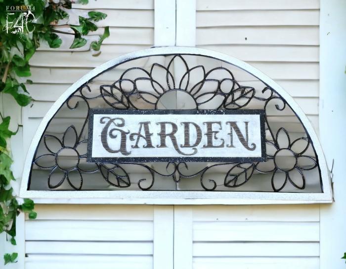 Large Garden Arch Wall Art – 91Cm  |  Quote Wall Plaques Homewares Quote Wall Plaques