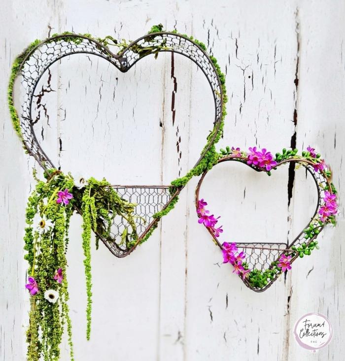 Love Hearts Hanging Mesh Metal Wall Planters  |  Planters & Vases Planters & Vases Planters & Vases