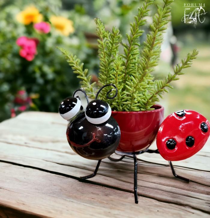 Luna The Lady Beetle Ceramic Pot Planter  |  Planters & Vases Planters & Vases Planters & Vases