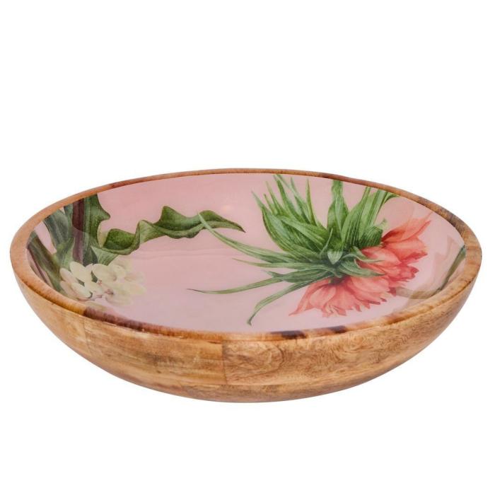 Mangowood Bowl – Enchanted Summer Pink – 30Cm  |  Catering & Tableware Catering & Tableware Catering & Tableware