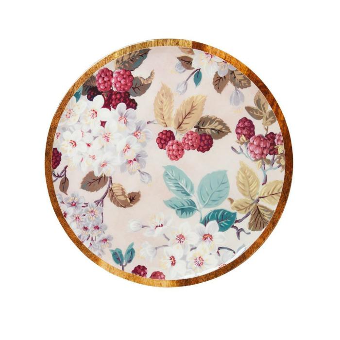 Mangowood – Platter Plum Blossom 35Cm  |  Catering & Tableware Catering & Tableware Catering & Tableware