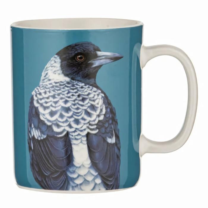 Modern Birds Artist Mug – Magpie  |  Mugs Kitchenware Mugs