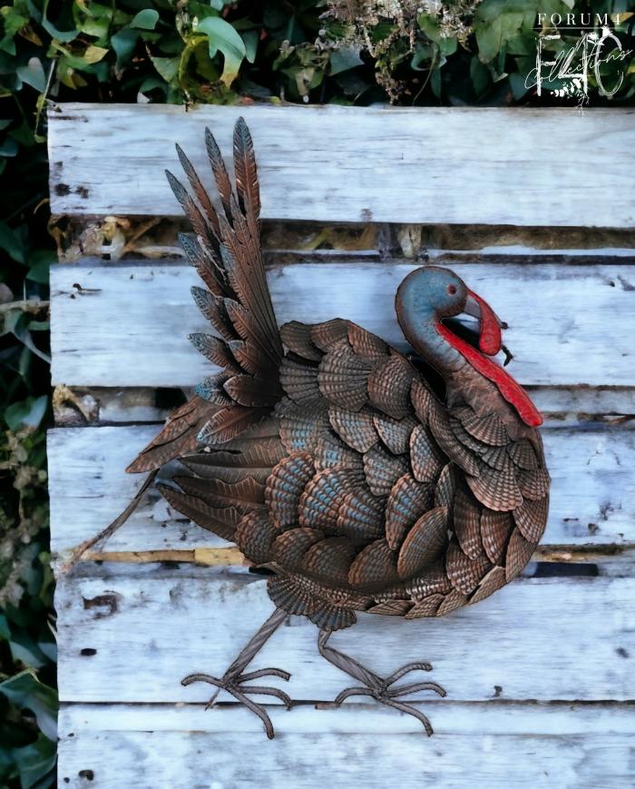 Mr Turkey Wall Art 42X15X61Cm  |  Garden Creatures Garden Creatures Garden Creatures