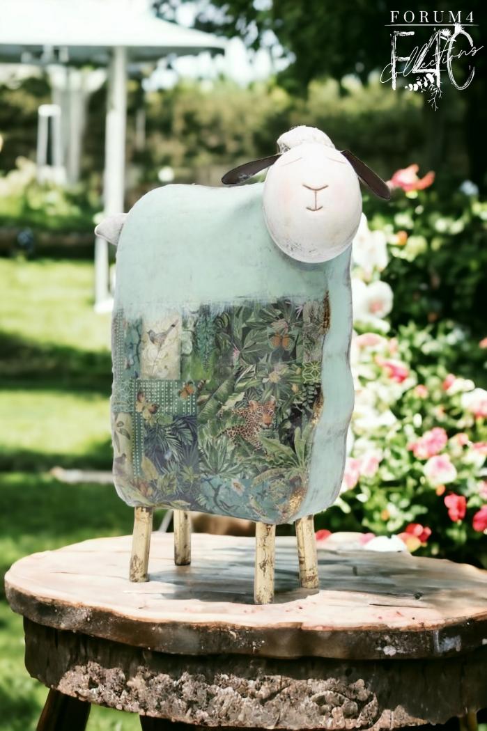 Natures Art Dreamy Sheep  |  Metal Decor Garden Creatures Garden Creatures