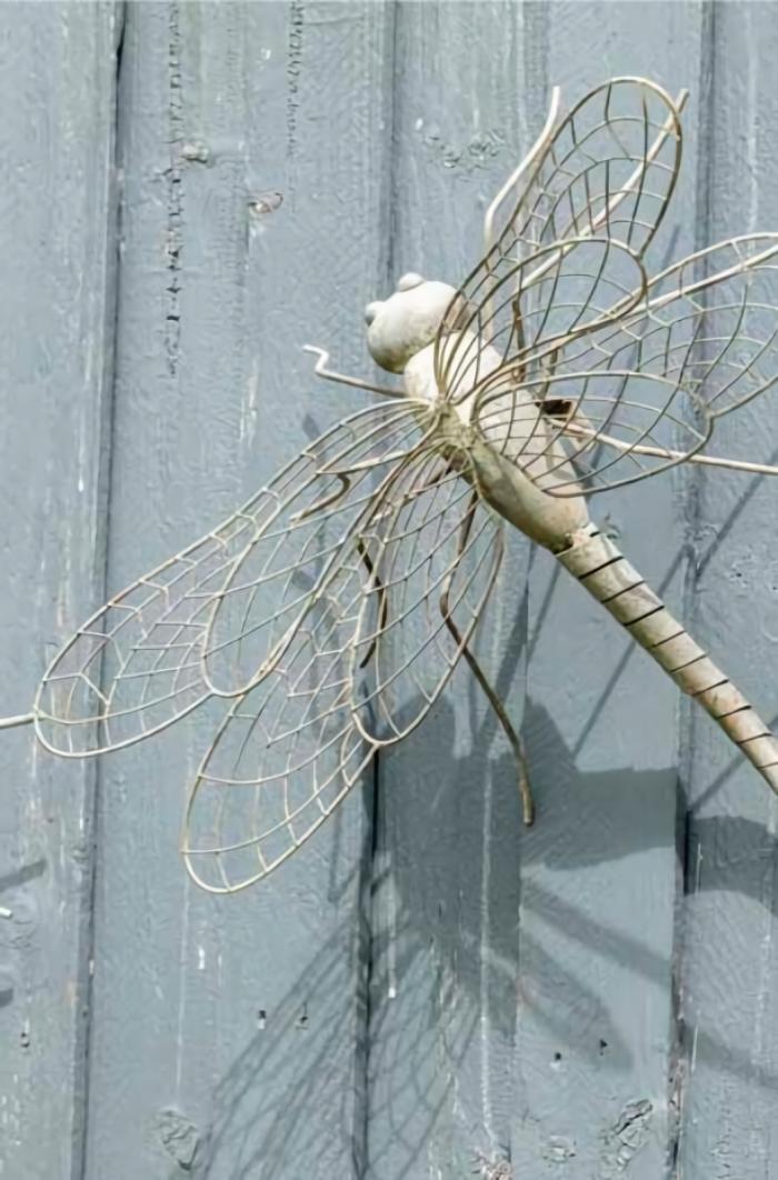 Natures Art Mesh Large Dragonfly Wall Art  |  Outdoor Wall Art Garden Creatures Garden Creatures