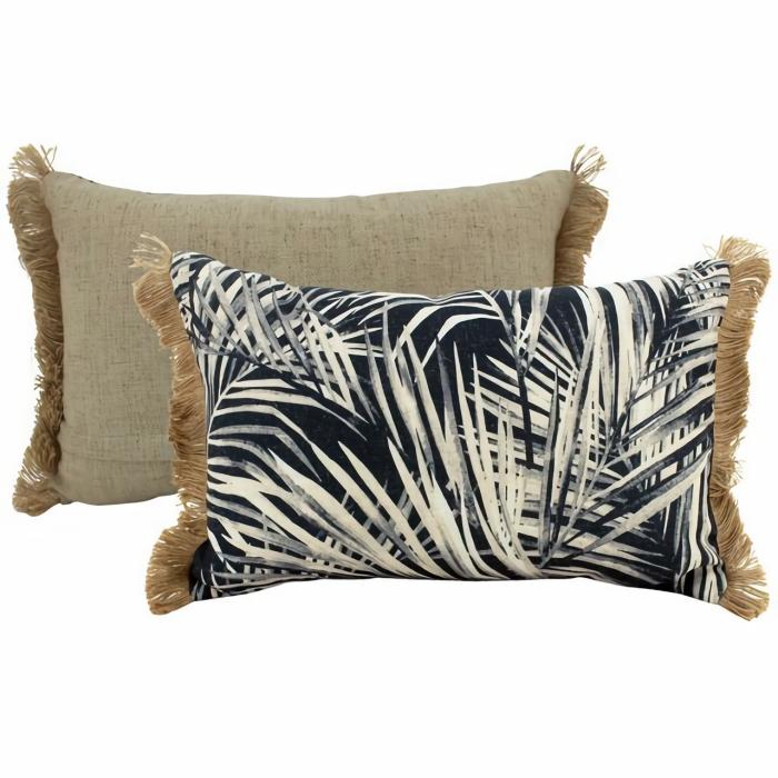 Night Brush Linen Cushion 30 X 50Cm  |  Cushions Cushions Cushions