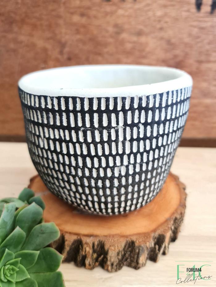 Nordic Hand Sculpted Cement Pot – Dot Drops  |  Planters & Vases Planters & Vases Planters & Vases