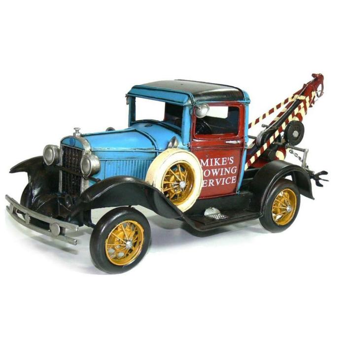 Old Ford Tow Truck Model Ornament  |  Model Car Homewares Model Car