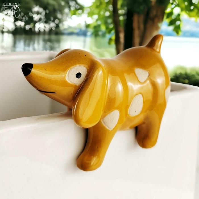 Orange Doggy Pot Hanger  |  Garden Accessories Garden Accessories Garden Accessories