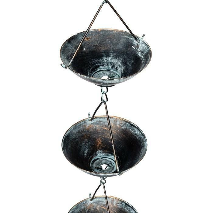 Rain Chain – Blue  |  Metal Decor Metal Decor Metal Decor