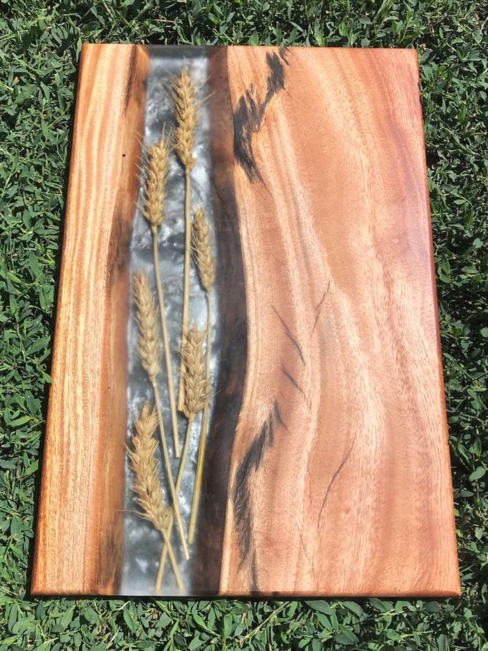 Rustic Timber Resin Board – Wheat Style 2  |  Handcrafted Rustic Timber Resin Boards Handcrafted Rustic Timber Resin Boards Handcrafted Rustic Timber Resin Boards