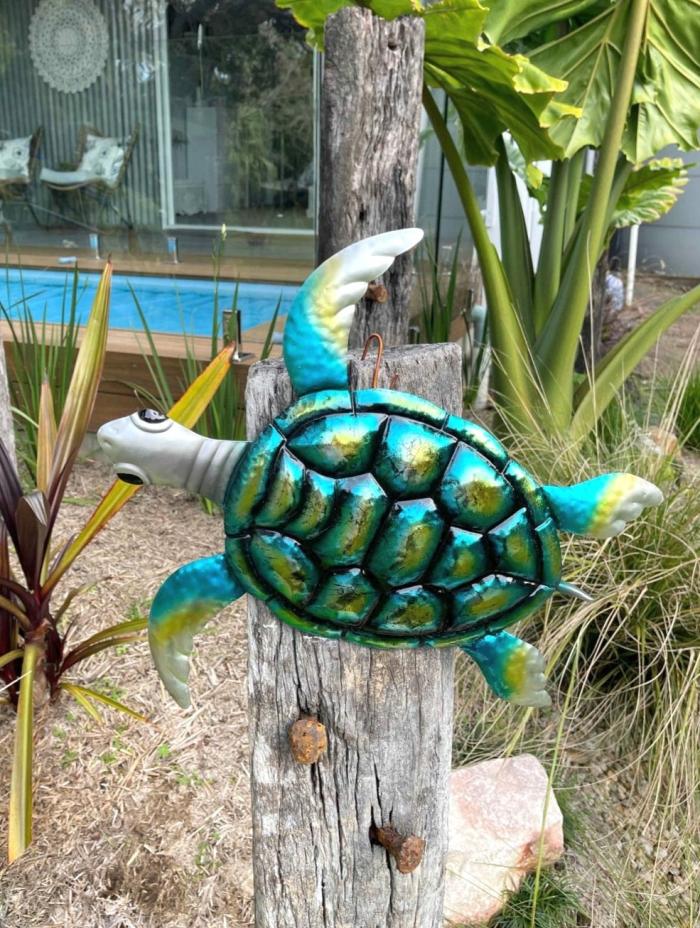 Sea Turtle Metal Wall Decor  |  Garden Creatures Garden Creatures Garden Creatures