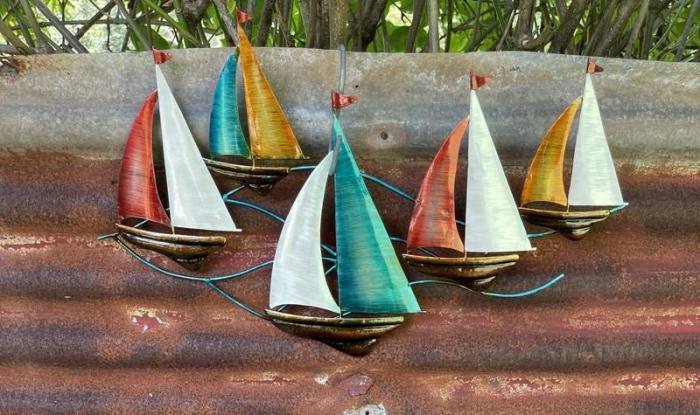 Setting Sail Metal Wall Decor  |  Metal Decor Metal Decor Metal Decor