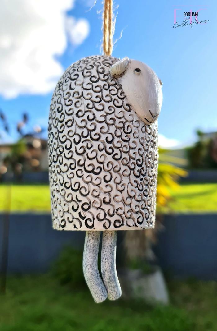 Shanna The Sheep – Whimsical Wind Chime  |  Wind Chimes Garden Accessories Garden Accessories