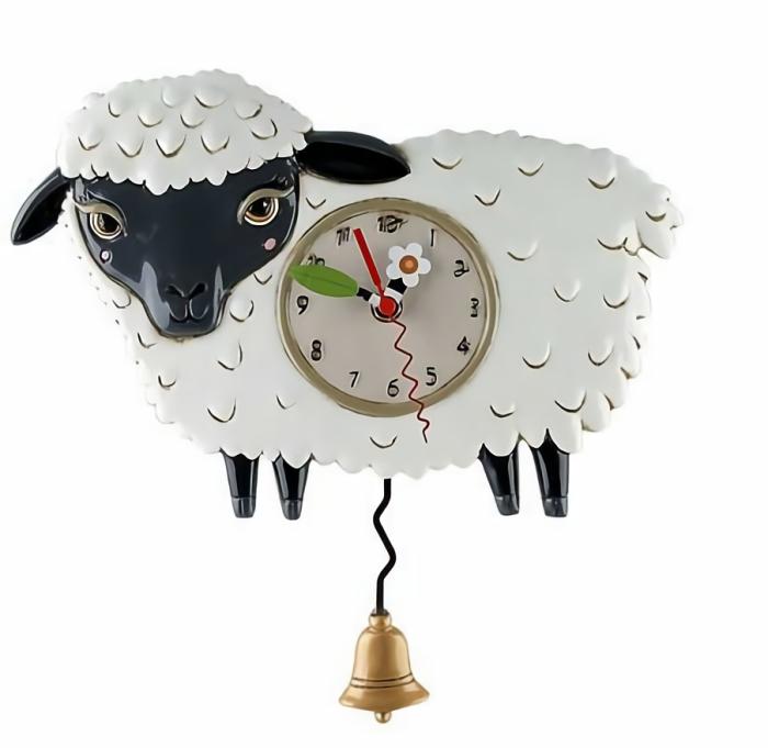 Sheepy Sheep Pendulum Novelty Clock  |  Clocks Clocks Clocks