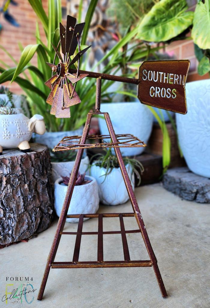 Southern Cross Windmill Ornament – 50Cm  |  Metal Decor Metal Decor Metal Decor