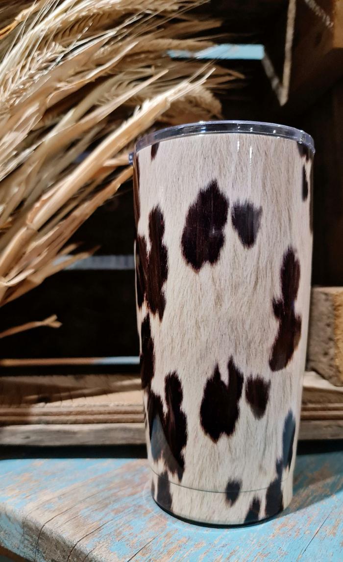 Stainless Steel Cow Design Travel Mugs – 600Mls  |  Catering & Tableware Catering & Tableware Catering & Tableware