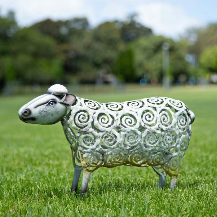 Sugar The Sweet Metal Sheep  |  Garden Creatures Garden Accessories Garden Accessories